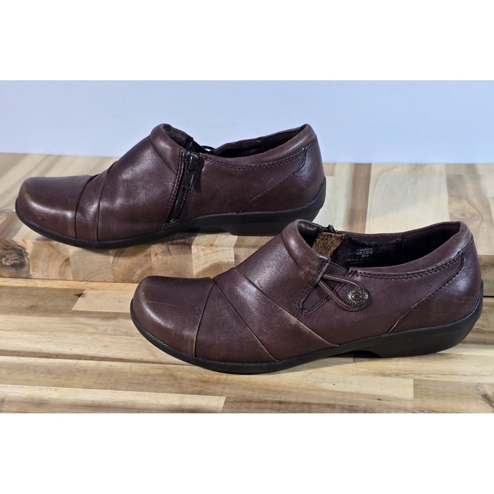 Bjorndal Bessie Women's Brown‎ Leather Shoes Size 8M Comfort Casual